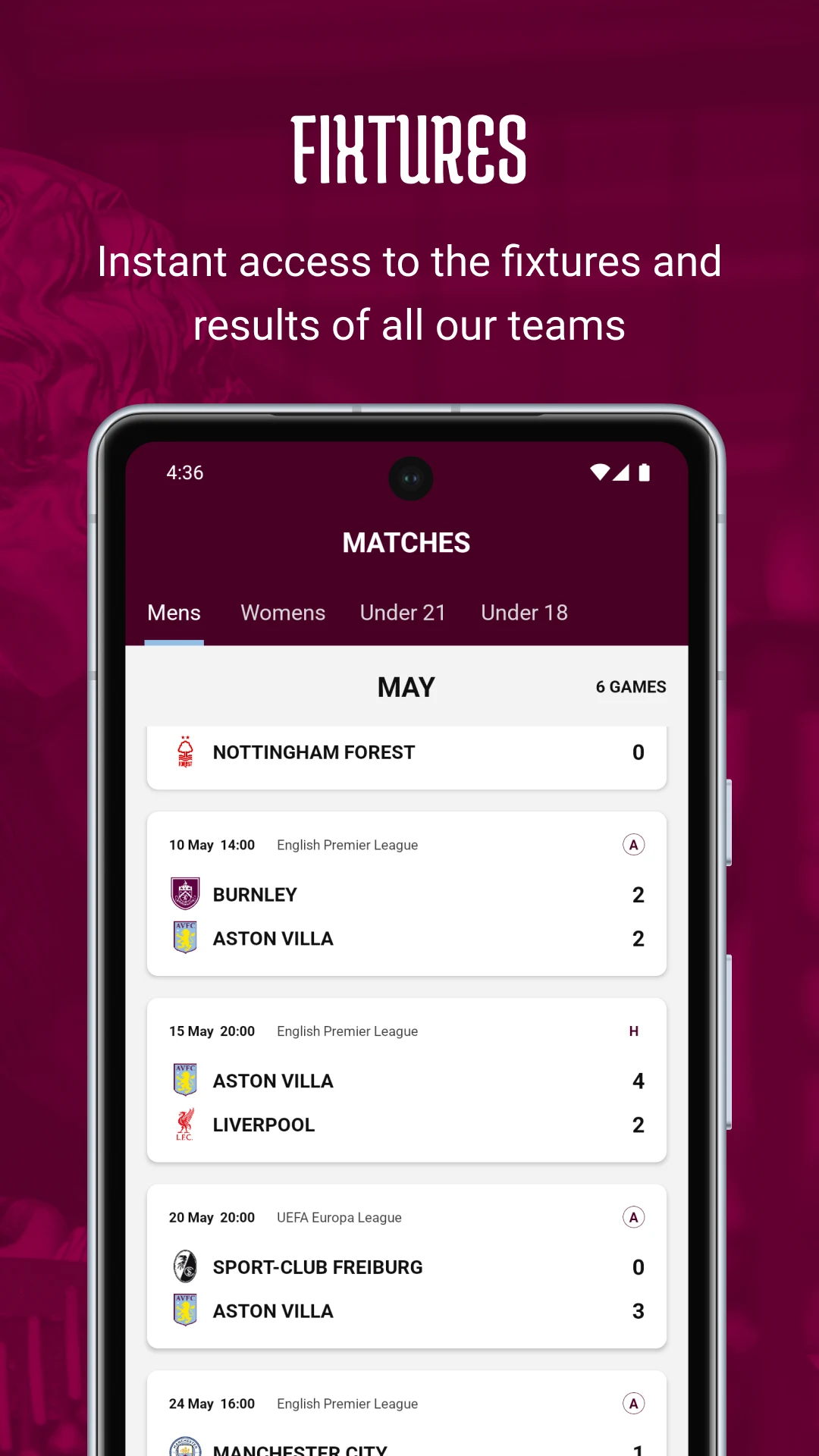 Aston Villa screenshot