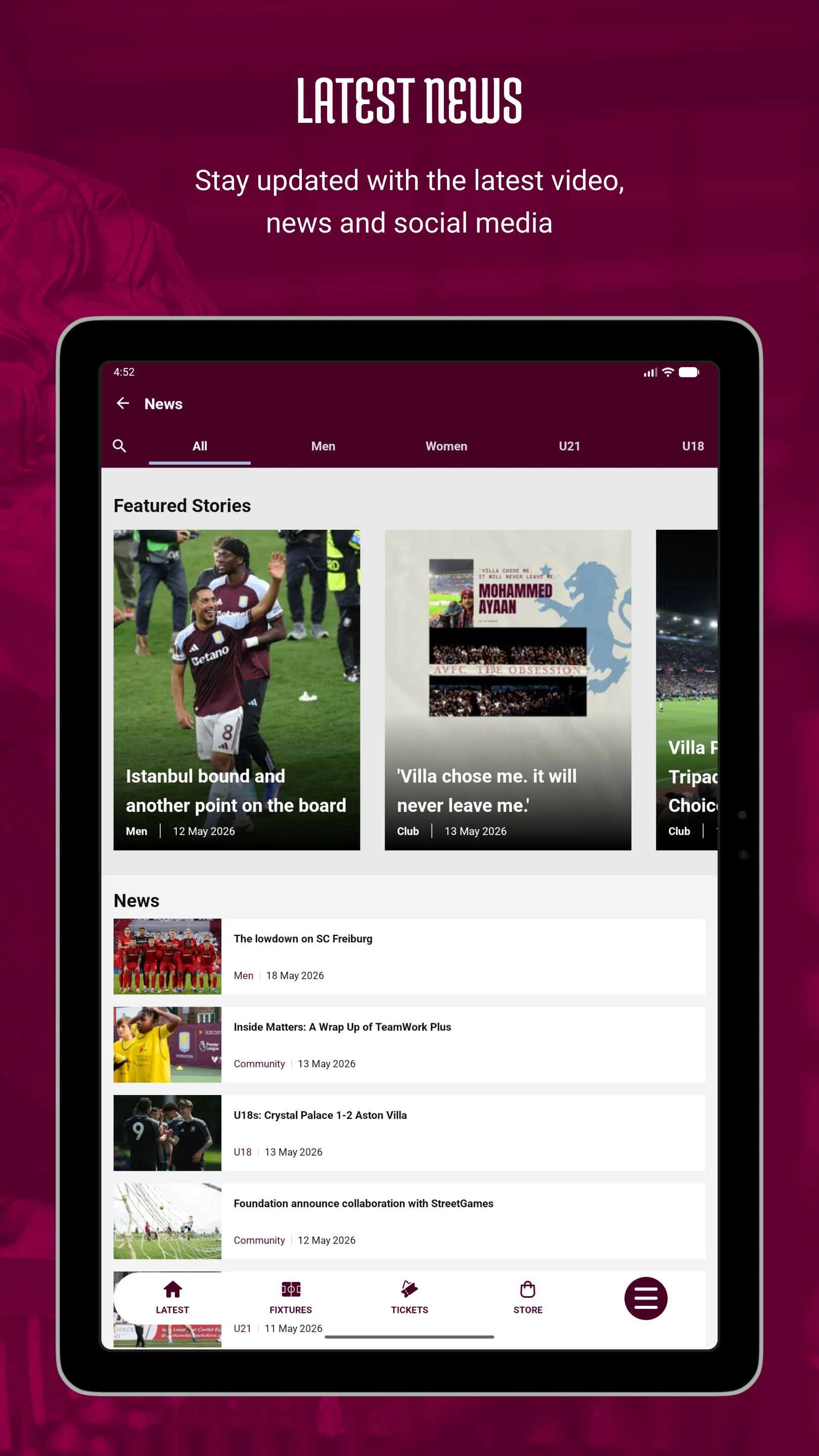 Aston Villa screenshot